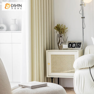 DIHIN HOME Modern Embossed Light Turmeric,Blackout Grommet Window Curtain for Living Room,1 Panel Roman Shades Curtains Window Blinds custom curtains blackout curtains curtains for living room sheer curtains curtain fabric linen curtains kitchen curtains velvet curtains pinch pleat curtains bay window curtains outdoor curtains pleated curtains floral curtains dining room curtains kitchen valances drapes for bedroom patio curtains nursery curtains grommet curtains