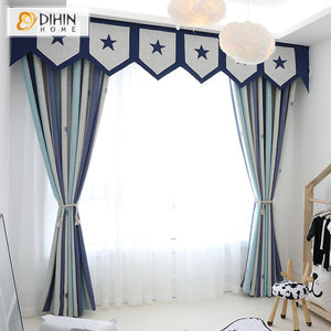 DIHIN HOME Modern Embroidered Cotton Linen Curtain Luxury Valance,Blackout Curtains Grommet Window Curtain for Living Room ,52x84-inch,1 Panel Roman Shades Curtains Window Blinds custom curtains blackout curtains curtains for living room sheer curtains curtain fabric linen curtains kitchen curtains velvet curtains pinch pleat curtains bay window curtains outdoor curtains pleated curtains floral curtains dining room curtains kitchen valances drapes for bedroom patio curtains nursery curtains grommet curtains