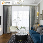 DIHIN HOME Modern Embroidered Elk Spliced Curtains，Blackout Grommet Window Curtain for Living Room ,52x63-inch,1 Panel Roman Shades Curtains Window Blinds custom curtains blackout curtains curtains for living room sheer curtains curtain fabric linen curtains kitchen curtains velvet curtains pinch pleat curtains bay window curtains outdoor curtains pleated curtains floral curtains dining room curtains kitchen valances drapes for bedroom patio curtains nursery curtains grommet curtains
