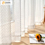 DIHIN HOME Modern Embroidered Sheer Curtains,Grommet Window Curtain for Living Room ,52x63-inch,1 Panel Roman Shades Curtains Window Blinds custom curtains blackout curtains curtains for living room sheer curtains curtain fabric linen curtains kitchen curtains velvet curtains pinch pleat curtains bay window curtains outdoor curtains pleated curtains floral curtains dining room curtains kitchen valances drapes for bedroom patio curtains nursery curtains grommet curtains