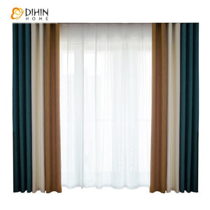 DIHIN HOME Modern Fashion 3 Colors Fabric Customized Curtains,Blackout Grommet Window Curtain for Living Room ,52x63-inch,1 Panel Roman Shades Curtains Window Blinds custom curtains blackout curtains curtains for living room sheer curtains curtain fabric linen curtains kitchen curtains velvet curtains pinch pleat curtains bay window curtains outdoor curtains pleated curtains floral curtains dining room curtains kitchen valances drapes for bedroom patio curtains nursery curtains grommet curtains