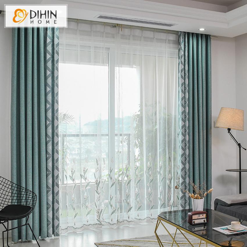 DIHIN HOME Modern Fashion Blue Color Triangle Geometric,Blackout Grommet Window Curtain for Living Room ,52x63-inch,1 Panel Roman Shades Curtains Window Blinds custom curtains blackout curtains curtains for living room sheer curtains curtain fabric linen curtains kitchen curtains velvet curtains pinch pleat curtains bay window curtains outdoor curtains pleated curtains floral curtains dining room curtains kitchen valances drapes for bedroom patio curtains nursery curtains grommet curtains