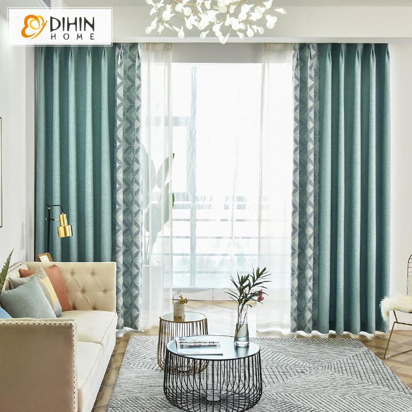 DIHIN HOME Modern Fashion Blue Color Triangle Geometric,Blackout Grommet Window Curtain for Living Room ,52x63-inch,1 Panel Roman Shades Curtains Window Blinds custom curtains blackout curtains curtains for living room sheer curtains curtain fabric linen curtains kitchen curtains velvet curtains pinch pleat curtains bay window curtains outdoor curtains pleated curtains floral curtains dining room curtains kitchen valances drapes for bedroom patio curtains nursery curtains grommet curtains