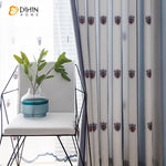 DIHIN HOME Modern Fashion Blue Embroidered Striped Curtains,Blackout Curtains Grommet Window Curtain for Living Room ,52x63-inch,1 Panel Roman Shades Curtains Window Blinds custom curtains blackout curtains curtains for living room sheer curtains curtain fabric linen curtains kitchen curtains velvet curtains pinch pleat curtains bay window curtains outdoor curtains pleated curtains floral curtains dining room curtains kitchen valances drapes for bedroom patio curtains nursery curtains grommet curtains