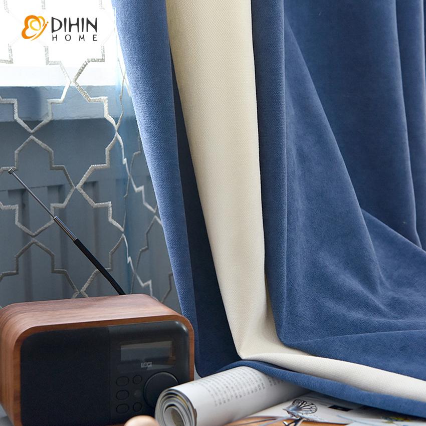 DIHIN HOME Modern Fashion Blue Striped Curtains,Blackout Grommet Window Curtain for Living Room ,52x63-inch,1 Panel Roman Shades Curtains Window Blinds custom curtains blackout curtains curtains for living room sheer curtains curtain fabric linen curtains kitchen curtains velvet curtains pinch pleat curtains bay window curtains outdoor curtains pleated curtains floral curtains dining room curtains kitchen valances drapes for bedroom patio curtains nursery curtains grommet curtains