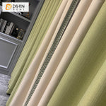 DIHIN HOME Modern Fashion Green Beige Fabric With Lace,Blackout Grommet Window Curtain for Living Room ,52x63-inch,1 Panel Roman Shades Curtains Window Blinds custom curtains blackout curtains curtains for living room sheer curtains curtain fabric linen curtains kitchen curtains velvet curtains pinch pleat curtains bay window curtains outdoor curtains pleated curtains floral curtains dining room curtains kitchen valances drapes for bedroom patio curtains nursery curtains grommet curtains
