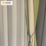 DIHIN HOME Modern Fashion Green Beige Fabric With Lace,Blackout Grommet Window Curtain for Living Room ,52x63-inch,1 Panel Roman Shades Curtains Window Blinds custom curtains blackout curtains curtains for living room sheer curtains curtain fabric linen curtains kitchen curtains velvet curtains pinch pleat curtains bay window curtains outdoor curtains pleated curtains floral curtains dining room curtains kitchen valances drapes for bedroom patio curtains nursery curtains grommet curtains