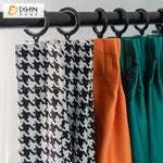 DIHIN HOME Modern Fashion Houndstooth Three Colors Printed ,Blackout Curtains Grommet Window Curtain for Living Room ,52x84-inch,1 Panel Roman Shades Curtains Window Blinds custom curtains blackout curtains curtains for living room sheer curtains curtain fabric linen curtains kitchen curtains velvet curtains pinch pleat curtains bay window curtains outdoor curtains pleated curtains floral curtains dining room curtains kitchen valances drapes for bedroom patio curtains nursery curtains grommet curtains