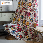 DIHIN HOME Modern Fashion National Style Curtains With Lace ,Blackout Grommet Window Curtain for Living Room ,52x63-inch,1 Panel Roman Shades Curtains Window Blinds custom curtains blackout curtains curtains for living room sheer curtains curtain fabric linen curtains kitchen curtains velvet curtains pinch pleat curtains bay window curtains outdoor curtains pleated curtains floral curtains dining room curtains kitchen valances drapes for bedroom patio curtains nursery curtains grommet curtains