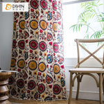 DIHIN HOME Modern Fashion National Style Curtains With Lace ,Blackout Grommet Window Curtain for Living Room ,52x63-inch,1 Panel Roman Shades Curtains Window Blinds custom curtains blackout curtains curtains for living room sheer curtains curtain fabric linen curtains kitchen curtains velvet curtains pinch pleat curtains bay window curtains outdoor curtains pleated curtains floral curtains dining room curtains kitchen valances drapes for bedroom patio curtains nursery curtains grommet curtains