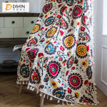 DIHIN HOME Modern Fashion National Style Curtains With Lace ,Blackout Grommet Window Curtain for Living Room ,52x63-inch,1 Panel Roman Shades Curtains Window Blinds custom curtains blackout curtains curtains for living room sheer curtains curtain fabric linen curtains kitchen curtains velvet curtains pinch pleat curtains bay window curtains outdoor curtains pleated curtains floral curtains dining room curtains kitchen valances drapes for bedroom patio curtains nursery curtains grommet curtains