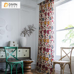 DIHIN HOME Modern Fashion National Style Curtains With Lace ,Blackout Grommet Window Curtain for Living Room ,52x63-inch,1 Panel Roman Shades Curtains Window Blinds custom curtains blackout curtains curtains for living room sheer curtains curtain fabric linen curtains kitchen curtains velvet curtains pinch pleat curtains bay window curtains outdoor curtains pleated curtains floral curtains dining room curtains kitchen valances drapes for bedroom patio curtains nursery curtains grommet curtains