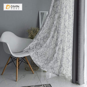DIHIN HOME Modern Fashion Spliced Curtains，Blackout Grommet Window Curtain for Living Room ,52x63-inch,1 Panel Roman Shades Curtains Window Blinds custom curtains blackout curtains curtains for living room sheer curtains curtain fabric linen curtains kitchen curtains velvet curtains pinch pleat curtains bay window curtains outdoor curtains pleated curtains floral curtains dining room curtains kitchen valances drapes for bedroom patio curtains nursery curtains grommet curtains