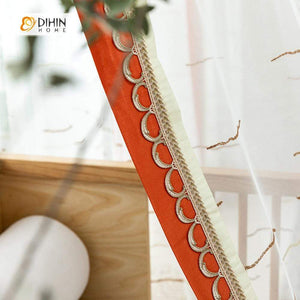 DIHIN HOME Modern Fashion Spliced Window Screening ,Sheer Curtain,Blackout Grommet Window Curtain for Living Room ,52x63-inch,1 Panel Roman Shades Curtains Window Blinds custom curtains blackout curtains curtains for living room sheer curtains curtain fabric linen curtains kitchen curtains velvet curtains pinch pleat curtains bay window curtains outdoor curtains pleated curtains floral curtains dining room curtains kitchen valances drapes for bedroom patio curtains nursery curtains grommet curtains
