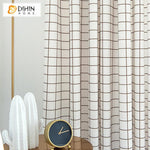 DIHIN HOME Modern Fashion White Color Embroidered Striped,Blackout Curtains Grommet Window Curtain for Living Room ,52x63-inch,1 Panel Roman Shades Curtains Window Blinds custom curtains blackout curtains curtains for living room sheer curtains curtain fabric linen curtains kitchen curtains velvet curtains pinch pleat curtains bay window curtains outdoor curtains pleated curtains floral curtains dining room curtains kitchen valances drapes for bedroom patio curtains nursery curtains grommet curtains