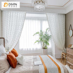 DIHIN HOME Modern Fashion White Waves Pattern,Sheer Curtain,Grommet Window Curtain for Living Room ,52x63-inch,1 Panel Roman Shades Curtains Window Blinds custom curtains blackout curtains curtains for living room sheer curtains curtain fabric linen curtains kitchen curtains velvet curtains pinch pleat curtains bay window curtains outdoor curtains pleated curtains floral curtains dining room curtains kitchen valances drapes for bedroom patio curtains nursery curtains grommet curtains