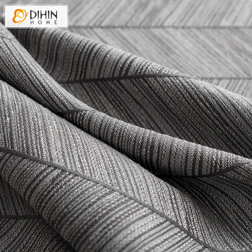 DIHIN HOME Modern Fishbone Pattern Jacquard Curtains,Grommet Window Curtain for Living Room ,52x63-inch,1 Panel Roman Shades Curtains Window Blinds custom curtains blackout curtains curtains for living room sheer curtains curtain fabric linen curtains kitchen curtains velvet curtains pinch pleat curtains bay window curtains outdoor curtains pleated curtains floral curtains dining room curtains kitchen valances drapes for bedroom patio curtains nursery curtains grommet curtains