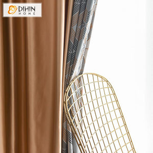 DIHIN HOME Modern Geometric Argyle Embroidered,Blackout Grommet Window Curtain for Living Room ,52x63-inch,1 Panel Roman Shades Curtains Window Blinds custom curtains blackout curtains curtains for living room sheer curtains curtain fabric linen curtains kitchen curtains velvet curtains pinch pleat curtains bay window curtains outdoor curtains pleated curtains floral curtains dining room curtains kitchen valances drapes for bedroom patio curtains nursery curtains grommet curtains
