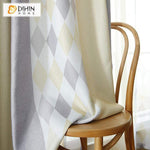 DIHIN HOME Modern Geometric Curtains，Blackout Grommet Window Curtain for Living Room ,52x63-inch,1 Panel Roman Shades Curtains Window Blinds custom curtains blackout curtains curtains for living room sheer curtains curtain fabric linen curtains kitchen curtains velvet curtains pinch pleat curtains bay window curtains outdoor curtains pleated curtains floral curtains dining room curtains kitchen valances drapes for bedroom patio curtains nursery curtains grommet curtains