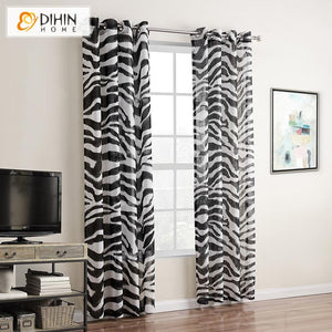 DIHIN HOME Modern Geometric Curtains ,Blackout Grommet Window Curtain for Living Room ,52x63-inch,1 Panel Roman Shades Curtains Window Blinds custom curtains blackout curtains curtains for living room sheer curtains curtain fabric linen curtains kitchen curtains velvet curtains pinch pleat curtains bay window curtains outdoor curtains pleated curtains floral curtains dining room curtains kitchen valances drapes for bedroom patio curtains nursery curtains grommet curtains
