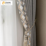 DIHIN HOME Modern Geometric Curtains ,Blackout Grommet Window Curtain for Living Room ,52x63-inch,1 Panel Roman Shades Curtains Window Blinds custom curtains blackout curtains curtains for living room sheer curtains curtain fabric linen curtains kitchen curtains velvet curtains pinch pleat curtains bay window curtains outdoor curtains pleated curtains floral curtains dining room curtains kitchen valances drapes for bedroom patio curtains nursery curtains grommet curtains