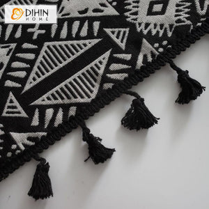 DIHIN HOME Modern Geometric Curtains With Lace ,Blackout Grommet Window Curtain for Living Room ,52x63-inch,1 Panel Roman Shades Curtains Window Blinds custom curtains blackout curtains curtains for living room sheer curtains curtain fabric linen curtains kitchen curtains velvet curtains pinch pleat curtains bay window curtains outdoor curtains pleated curtains floral curtains dining room curtains kitchen valances drapes for bedroom patio curtains nursery curtains grommet curtains