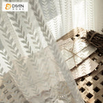DIHIN HOME Modern Geometric Day Curtains ,Sheer Curtain, Grommet Window Curtain for Living Room ,52x63-inch,1 Panel Roman Shades Curtains Window Blinds custom curtains blackout curtains curtains for living room sheer curtains curtain fabric linen curtains kitchen curtains velvet curtains pinch pleat curtains bay window curtains outdoor curtains pleated curtains floral curtains dining room curtains kitchen valances drapes for bedroom patio curtains nursery curtains grommet curtains