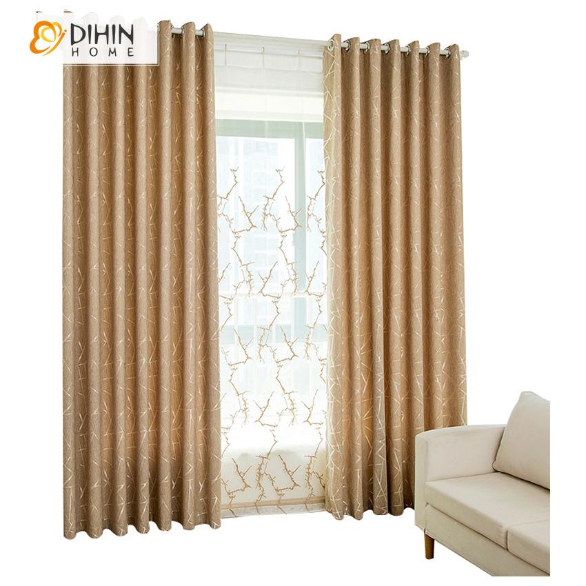 DIHIN HOME Modern Geometric Embroidered Curtains,Blackout Grommet Window Curtain for Living Room ,52x63-inch,1 Panel Roman Shades Curtains Window Blinds custom curtains blackout curtains curtains for living room sheer curtains curtain fabric linen curtains kitchen curtains velvet curtains pinch pleat curtains bay window curtains outdoor curtains pleated curtains floral curtains dining room curtains kitchen valances drapes for bedroom patio curtains nursery curtains grommet curtains