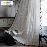 DIHIN HOME Modern Geometric Lines Curtains With Lace ,Blackout Grommet Window Curtain for Living Room ,52x63-inch,1 Panel Roman Shades Curtains Window Blinds custom curtains blackout curtains curtains for living room sheer curtains curtain fabric linen curtains kitchen curtains velvet curtains pinch pleat curtains bay window curtains outdoor curtains pleated curtains floral curtains dining room curtains kitchen valances drapes for bedroom patio curtains nursery curtains grommet curtains