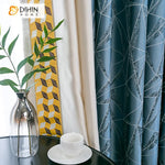 DIHIN HOME Modern Geometric Lines With Embroidered Lace,Blackout Grommet Window Curtain for Living Room ,52x63-inch,1 Panel Roman Shades Curtains Window Blinds custom curtains blackout curtains curtains for living room sheer curtains curtain fabric linen curtains kitchen curtains velvet curtains pinch pleat curtains bay window curtains outdoor curtains pleated curtains floral curtains dining room curtains kitchen valances drapes for bedroom patio curtains nursery curtains grommet curtains