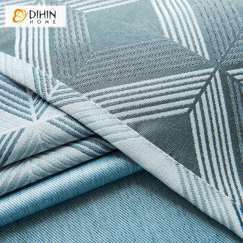 DIHIN HOME Modern Geometric Pattern,Blackout Grommet Window Curtain for Living Room ,52x63-inch,1 Panel Roman Shades Curtains Window Blinds custom curtains blackout curtains curtains for living room sheer curtains curtain fabric linen curtains kitchen curtains velvet curtains pinch pleat curtains bay window curtains outdoor curtains pleated curtains floral curtains dining room curtains kitchen valances drapes for bedroom patio curtains nursery curtains grommet curtains
