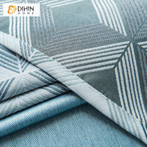 DIHIN HOME Modern Geometric Pattern,Blackout Grommet Window Curtain for Living Room ,52x63-inch,1 Panel Roman Shades Curtains Window Blinds custom curtains blackout curtains curtains for living room sheer curtains curtain fabric linen curtains kitchen curtains velvet curtains pinch pleat curtains bay window curtains outdoor curtains pleated curtains floral curtains dining room curtains kitchen valances drapes for bedroom patio curtains nursery curtains grommet curtains