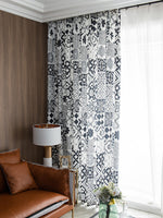 DIHIN HOME Modern Geometric Printed,Blackout Grommet Window Curtain for Living Room ,52x63-inch,1 Panel Roman Shades Curtains Window Blinds custom curtains blackout curtains curtains for living room sheer curtains curtain fabric linen curtains kitchen curtains velvet curtains pinch pleat curtains bay window curtains outdoor curtains pleated curtains floral curtains dining room curtains kitchen valances drapes for bedroom patio curtains nursery curtains grommet curtains