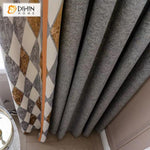 DIHIN HOME Modern Geometric Shape of Diamond Printed Curtain With Valance ,Blackout Curtains Grommet Window Curtain for Living Room ,52x84-inch,1 Panel Roman Shades Window Curtains Curtains Window Blinds Curtains Drapes linen drapery curtains and drapes windows drapes custom curtains blackout curtains curtains for living room window shades sheer curtains curtain fabric window treatments custom drapery