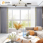 DIHIN HOME Modern Geometric Waves Printed,Blackout Grommet Window Curtain for Living Room ,52x63-inch,1 Panel Roman Shades Curtains Window Blinds custom curtains blackout curtains curtains for living room sheer curtains curtain fabric linen curtains kitchen curtains velvet curtains pinch pleat curtains bay window curtains outdoor curtains pleated curtains floral curtains dining room curtains kitchen valances drapes for bedroom patio curtains nursery curtains grommet curtains