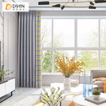 DIHIN HOME Modern Geometric Waves Printed,Blackout Grommet Window Curtain for Living Room ,52x63-inch,1 Panel Roman Shades Curtains Window Blinds custom curtains blackout curtains curtains for living room sheer curtains curtain fabric linen curtains kitchen curtains velvet curtains pinch pleat curtains bay window curtains outdoor curtains pleated curtains floral curtains dining room curtains kitchen valances drapes for bedroom patio curtains nursery curtains grommet curtains