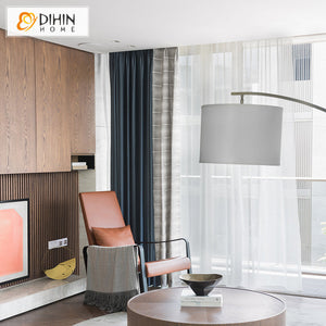 DIHIN HOME Modern Geometry Blue Curtains Printed,Blackout Grommet Window Curtain for Living Room ,52x63-inch,1 Panel Roman Shades Curtains Window Blinds custom curtains blackout curtains curtains for living room sheer curtains curtain fabric linen curtains kitchen curtains velvet curtains pinch pleat curtains bay window curtains outdoor curtains pleated curtains floral curtains dining room curtains kitchen valances drapes for bedroom patio curtains nursery curtains grommet curtains
