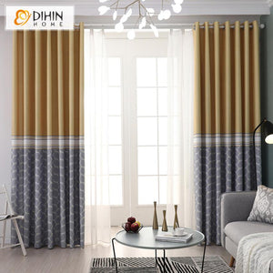 DIHIN HOME Modern Geometry High Quality Printing Curtain,Blackout Curtains Grommet Window Curtain for Living Room ,52x84-inch,1 Panel Roman Shades Curtains Window Blinds custom curtains blackout curtains curtains for living room sheer curtains curtain fabric linen curtains kitchen curtains velvet curtains pinch pleat curtains bay window curtains outdoor curtains pleated curtains floral curtains dining room curtains kitchen valances drapes for bedroom patio curtains nursery curtains grommet curtains
