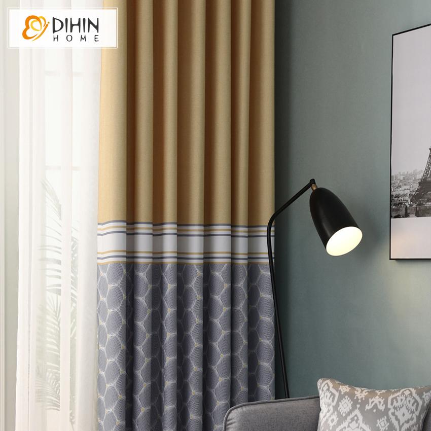 DIHIN HOME Modern Geometry High Quality Printing Curtain,Blackout Curtains Grommet Window Curtain for Living Room ,52x84-inch,1 Panel Roman Shades Curtains Window Blinds custom curtains blackout curtains curtains for living room sheer curtains curtain fabric linen curtains kitchen curtains velvet curtains pinch pleat curtains bay window curtains outdoor curtains pleated curtains floral curtains dining room curtains kitchen valances drapes for bedroom patio curtains nursery curtains grommet curtains