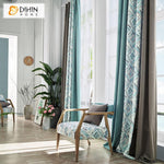 DIHIN HOME Modern Geometry Printed,Blackout Grommet Window Curtain for Living Room ,52x63-inch,1 Panel Roman Shades Curtains Window Blinds custom curtains blackout curtains curtains for living room sheer curtains curtain fabric linen curtains kitchen curtains velvet curtains pinch pleat curtains bay window curtains outdoor curtains pleated curtains floral curtains dining room curtains kitchen valances drapes for bedroom patio curtains nursery curtains grommet curtains
