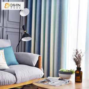 DIHIN HOME Modern Gradual Colors Blackout Curtains ,Blackout Grommet Window Curtain for Living Room ,52x63-inch,1 Panel Roman Shades Curtains Window Blinds custom curtains blackout curtains curtains for living room sheer curtains curtain fabric linen curtains kitchen curtains velvet curtains pinch pleat curtains bay window curtains outdoor curtains pleated curtains floral curtains dining room curtains kitchen valances drapes for bedroom patio curtains nursery curtains grommet curtains