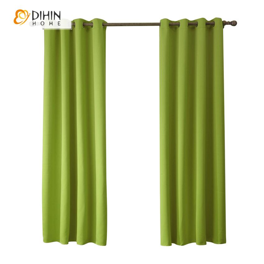 DIHIN HOME Modern Grass Green Color Curtains,Blackout Grommet Window Curtain for Living Room ,52x63-inch,1 Panel Roman Shades Curtains Window Blinds custom curtains blackout curtains curtains for living room sheer curtains curtain fabric linen curtains kitchen curtains velvet curtains pinch pleat curtains bay window curtains outdoor curtains pleated curtains floral curtains dining room curtains kitchen valances drapes for bedroom patio curtains nursery curtains grommet curtains