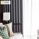 DIHIN HOME Modern Gray Cotton Linen Blackout Curtains,Grommet Window Curtain for Living Room ,52x63-inch,1 Panel Roman Shades Curtains Window Blinds custom curtains blackout curtains curtains for living room sheer curtains curtain fabric linen curtains kitchen curtains velvet curtains pinch pleat curtains bay window curtains outdoor curtains pleated curtains floral curtains dining room curtains kitchen valances drapes for bedroom patio curtains nursery curtains grommet curtains
