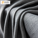 DIHIN HOME Modern Gray Cotton Linen Blackout Curtains,Grommet Window Curtain for Living Room ,52x63-inch,1 Panel Roman Shades Curtains Window Blinds custom curtains blackout curtains curtains for living room sheer curtains curtain fabric linen curtains kitchen curtains velvet curtains pinch pleat curtains bay window curtains outdoor curtains pleated curtains floral curtains dining room curtains kitchen valances drapes for bedroom patio curtains nursery curtains grommet curtains