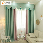 DIHIN HOME Modern Green and Pink Color Simple Valance,Blackout Curtains Grommet Window Curtain for Living Room ,52x84-inch,1 Panel Roman Shades Curtains Window Blinds custom curtains blackout curtains curtains for living room sheer curtains curtain fabric linen curtains kitchen curtains velvet curtains pinch pleat curtains bay window curtains outdoor curtains pleated curtains floral curtains dining room curtains kitchen valances drapes for bedroom patio curtains nursery curtains grommet curtains