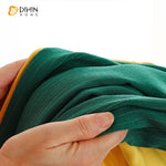 DIHIN HOME Modern Green and Yellow Color Jacquard,Blackout Grommet Window Curtain for Living Room ,52x63-inch,1 Panel Roman Shades Curtains Window Blinds custom curtains blackout curtains curtains for living room sheer curtains curtain fabric linen curtains kitchen curtains velvet curtains pinch pleat curtains bay window curtains outdoor curtains pleated curtains floral curtains dining room curtains kitchen valances drapes for bedroom patio curtains nursery curtains grommet curtains