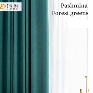 DIHIN HOME Modern Green Color High Quality Curtains,Blackout Grommet Window Curtain for Living Room ,52x63-inch,1 Panel Roman Shades Curtains Window Blinds custom curtains blackout curtains curtains for living room sheer curtains curtain fabric linen curtains kitchen curtains velvet curtains pinch pleat curtains bay window curtains outdoor curtains pleated curtains floral curtains dining room curtains kitchen valances drapes for bedroom patio curtains nursery curtains grommet curtains