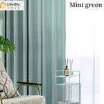 DIHIN HOME Modern Green Color High Quality Curtains,Blackout Grommet Window Curtain for Living Room ,52x63-inch,1 Panel Roman Shades Curtains Window Blinds custom curtains blackout curtains curtains for living room sheer curtains curtain fabric linen curtains kitchen curtains velvet curtains pinch pleat curtains bay window curtains outdoor curtains pleated curtains floral curtains dining room curtains kitchen valances drapes for bedroom patio curtains nursery curtains grommet curtains