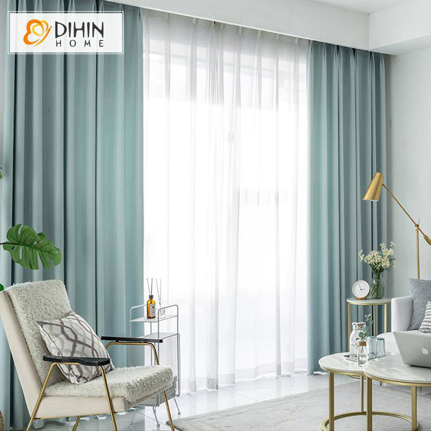 DIHIN HOME Modern Green Color High Quality Curtains,Blackout Grommet Window Curtain for Living Room ,52x63-inch,1 Panel Roman Shades Curtains Window Blinds custom curtains blackout curtains curtains for living room sheer curtains curtain fabric linen curtains kitchen curtains velvet curtains pinch pleat curtains bay window curtains outdoor curtains pleated curtains floral curtains dining room curtains kitchen valances drapes for bedroom patio curtains nursery curtains grommet curtains
