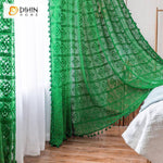 DIHIN HOME Modern Green Sheer Curtain, Grommet Window Curtain for Living Room ,52x63-inch,1 Panel Roman Shades Curtains Window Blinds custom curtains blackout curtains curtains for living room sheer curtains curtain fabric linen curtains kitchen curtains velvet curtains pinch pleat curtains bay window curtains outdoor curtains pleated curtains floral curtains dining room curtains kitchen valances drapes for bedroom patio curtains nursery curtains grommet curtains